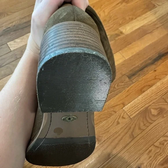 🎉 SOLD 🎉 Worn Once! Lucky Brand Hybiscus Wide Calf Riding Boots Size - Picture 6 of 8